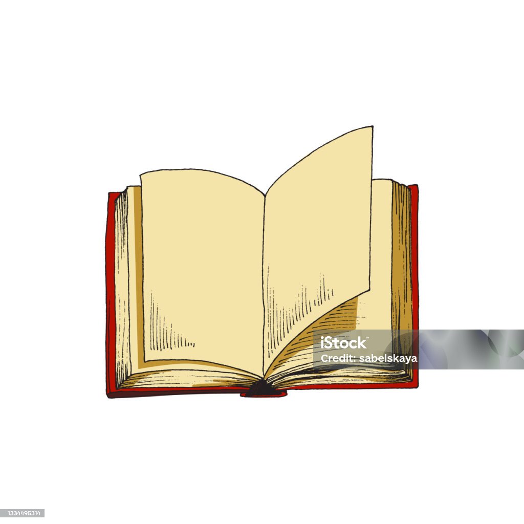Open book with drawing on background #Ad , #sponsored, #book#Open