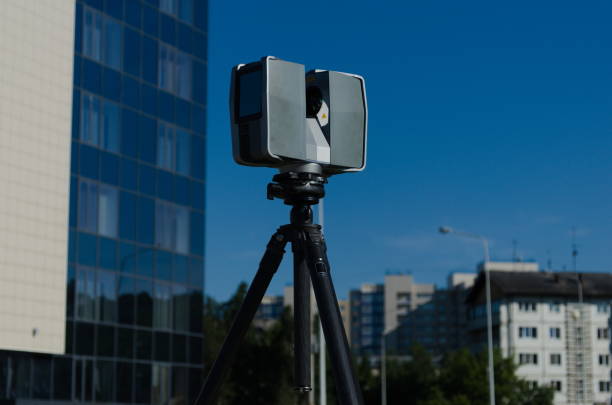 istock Laser scaner doing its high quality great job 1334495458