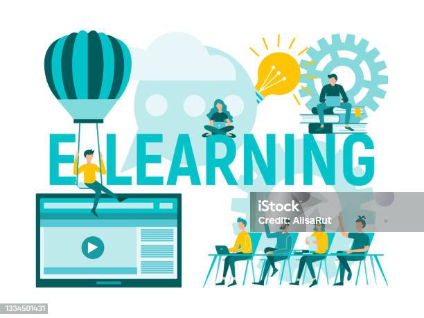 Foto Elearning Elearning Pendidikan Online Tutorial Web Orangorang Dalam Proses ...