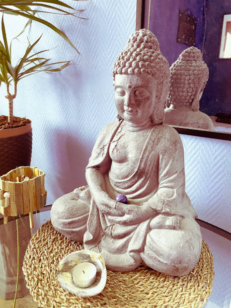 istock arge Buddha statue in the massage room 1334503703