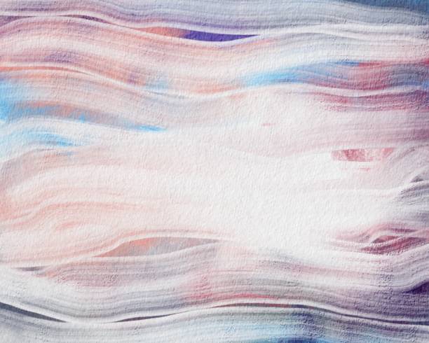 istock Hand drawing watercolor pastel pink purple paintbrush abstract background. Use for poster, print, card, postcard, flyers, banner, invitation, birthday, celebration, wedding, greeting 1334504609