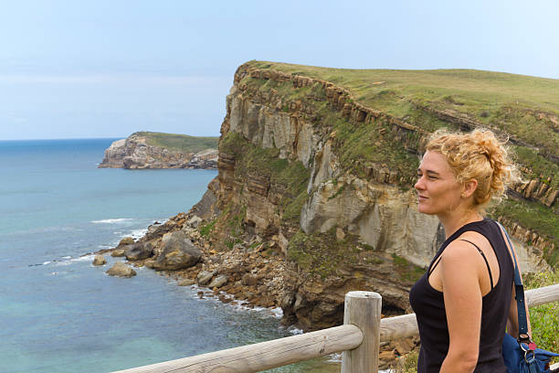 istock Girl looking at the landscape 133450488