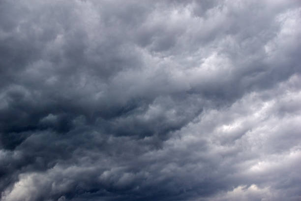 istock Storm hurricane blue leaden torn clouds on the horizon 1334506250