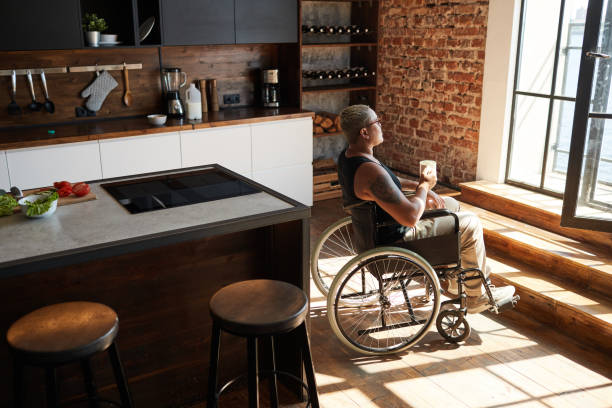 istock Modern Woman with Disability in Sunlight 1334507517