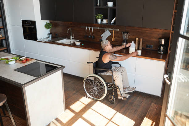 istock Woman with Disability in Kitchen 1334507518