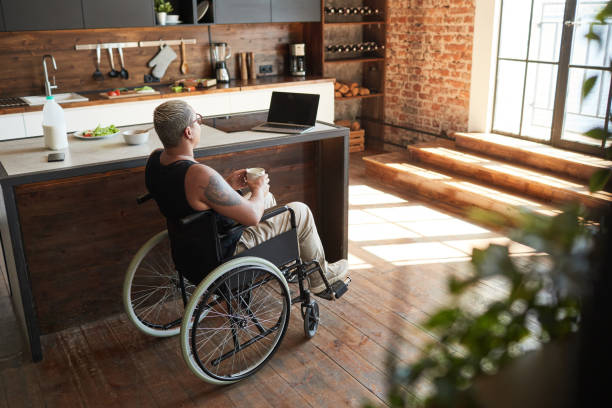 istock Modern Woman with Disability Wide Angle 1334507527