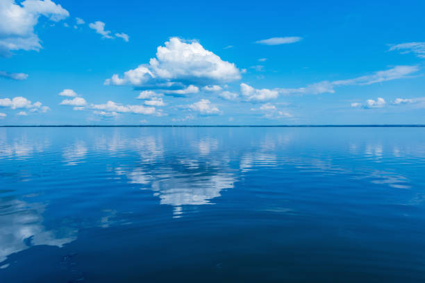 istock Calm water surface of the lake. 1334511231