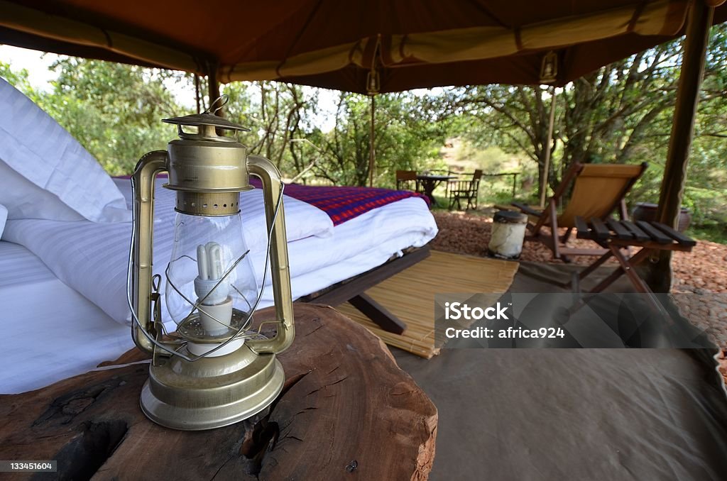 Zelt camp - Lizenzfrei Afrika Stock-Foto