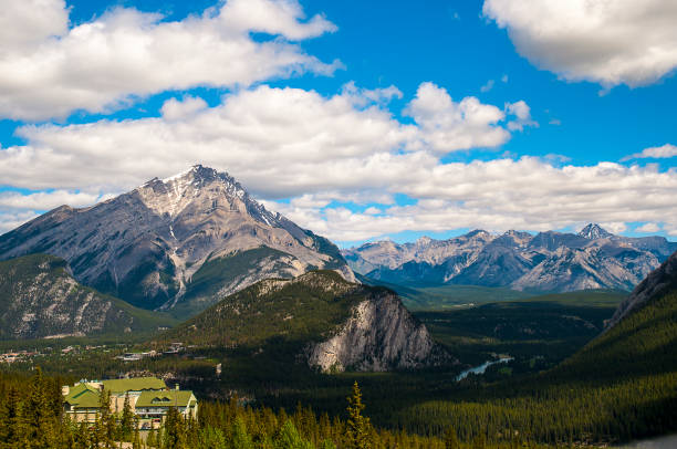 Banff National Park is a vast untamed territory. Wild animals roam the valleys, eagles soar over the Canadian Rocky Mountains, and pure water streams into rivers from 1,000 glaciers. Hundreds of years ago aboriginal natives first discovered its beauty, quickly followed by explorers, map makers, and mountain climbers. Banff National Park - Canada's first national park - 1 and a half hrs drive west of Calgary, Alberta, Canada. From Banff's humble beginnings as a 26 square kilometre hot springs reserve, Banff National Park