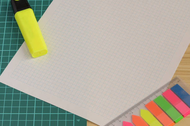 istock Multiple Assorted Collection Office Stationery Photo With Pens Pencils Notepads Notebook Ruler Stapler Scissors Clippers Paper Clips Holders Clipboard Placed Over Table 1334522200