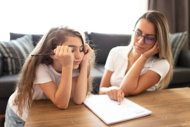 istock teacher and student giving private lessons at home. homeschooling concept. 1334524013