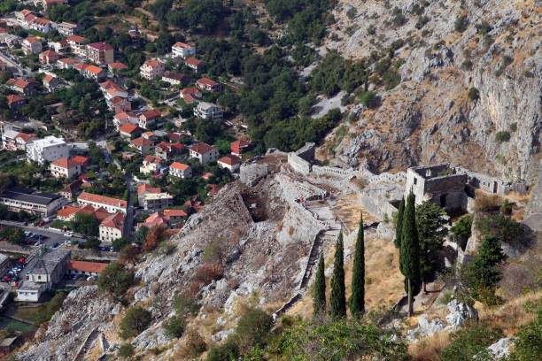 istock Kotor Fortress at Lovcen Mountain 1334526503
