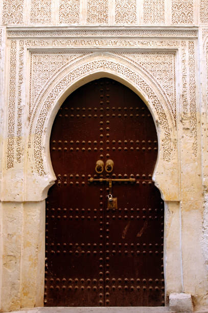 istock Traditional and artisanal door in Morocco 1334527298