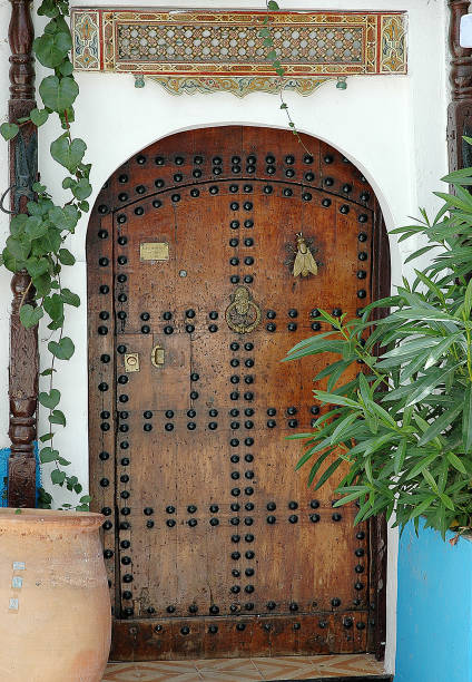 istock Traditional and artisanal door in Morocco 1334529729