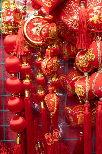 istock Red Chinese New Year Ornaments 1334533923