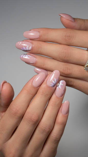 istock Nails Art Design. Hands With Manicure. 1334534974