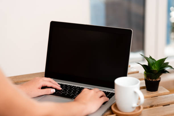 istock Online Jobs Working Remotely Connecting People Together, Voice Video Calling, Communication Equipment, Troubleshooting Device, Global Connections, Portable Hardware Laptop 1334548357