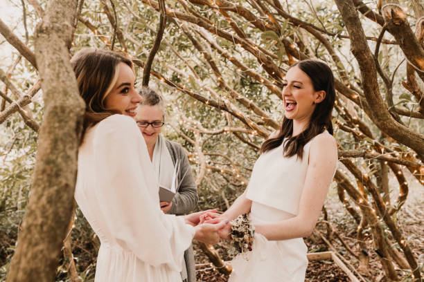 istock Same sex elopement wedding 1334549555