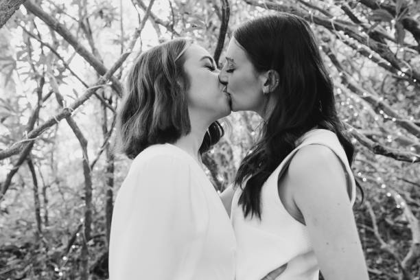 istock Same sex elopement wedding 1334549556