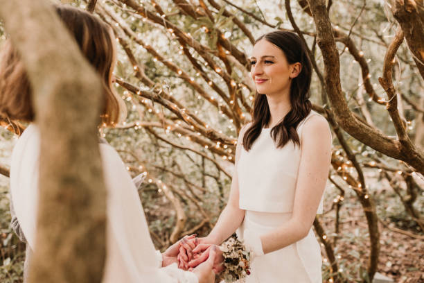 istock Same sex elopement wedding 1334549571