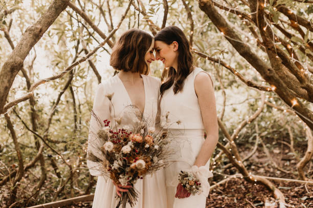 istock Same sex elopement wedding 1334549588