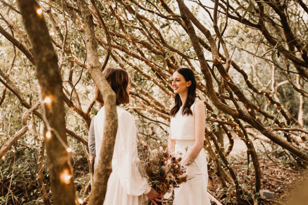 istock Same sex elopement wedding 1334549592