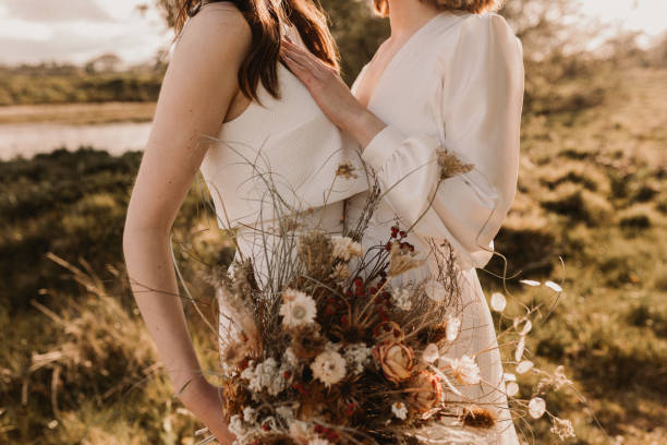 istock Same sex elopement wedding 1334549599