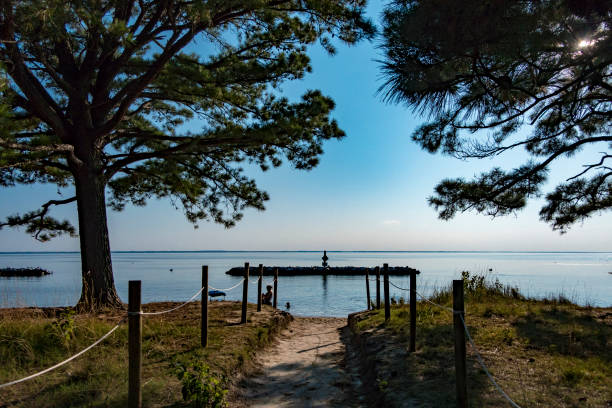 Point Lookout, Maryland, USA  A small beach on the Chesapeake.