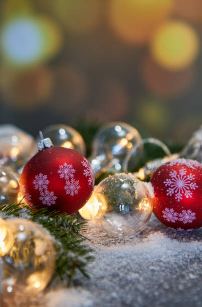 istock sparkling out of focus light Christmas background with copy space. 1334558623