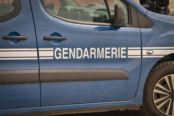 istock gendarmerie car in close-up 1334560344
