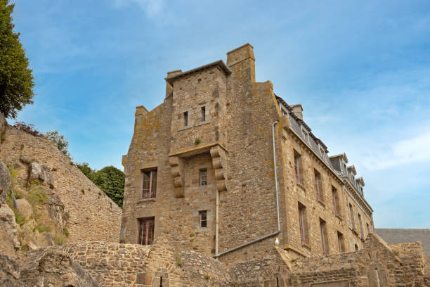 istock monastery on the bay of Mont-Saint-Michel 1334560883