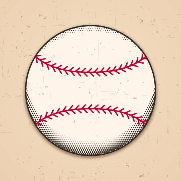 Baseball Grunge Symbol Design Baseball grunge symbol design. old baseball stock illustrations