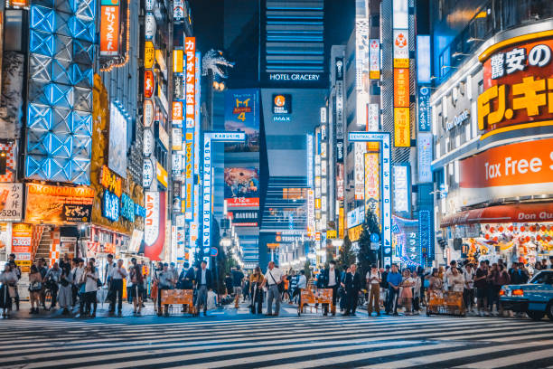 istock Kabukicho red-light district in Shinjuku at night 1334564451