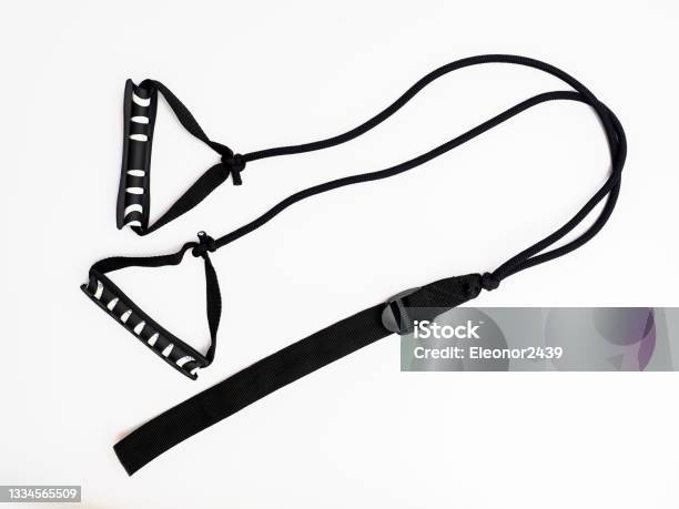 Sports Expander Or Trx Loops For Fast And Convenient Training Stock Photo - Download Image Now