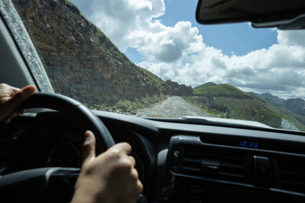 istock Driving off road car in the nature 1334566258