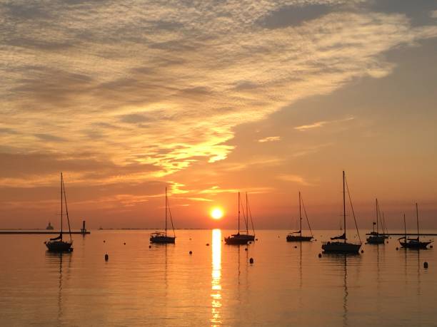 istock Lake Michigan Sunrise 1334568642