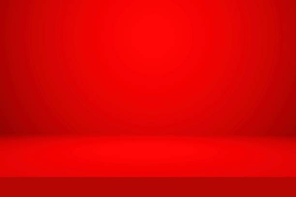 istock Red room background illustration. Abstract background 1334572080