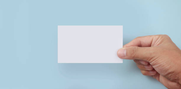 istock Hand holding virtual card with your 1334573141