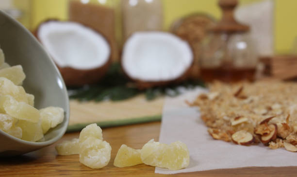 istock Organic Coconut and Granola With Dried Pineapple and Almonds 1334581615