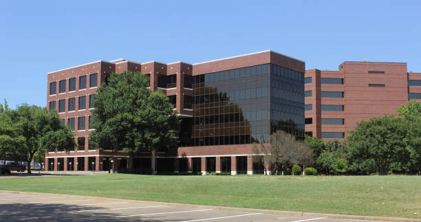 istock Park Area Near Office Complex in Urban Area 1334581767