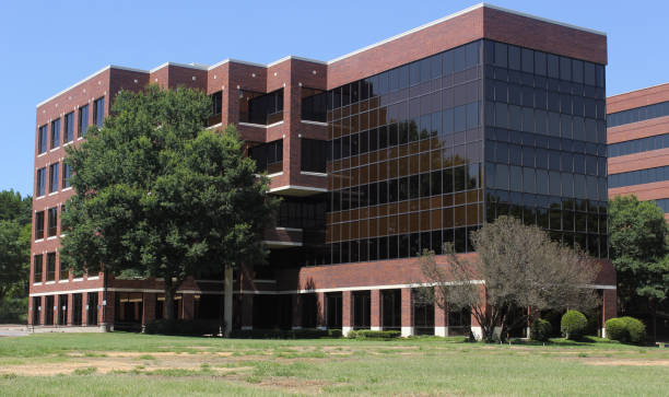 istock Park Area Near Office Complex in Urban Area 1334581773