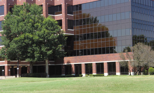 istock Park Area Near Office Complex in Urban Area 1334581786