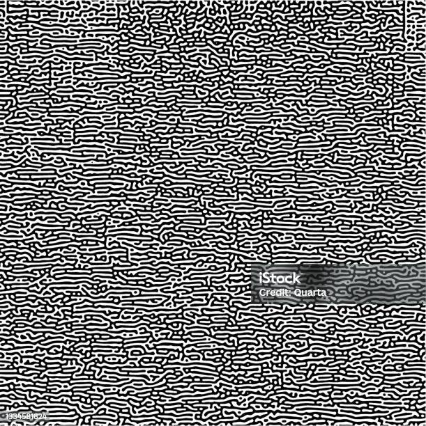 Multiscale Turing Pattern Cyclic Symmetric Multiscale Turing Pattern Monochrome Texture Stock ...