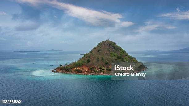 Kukusan Island Komodo National Park Indonesia Pulau Kukusan Panorama Stock Photo - Download Image Now