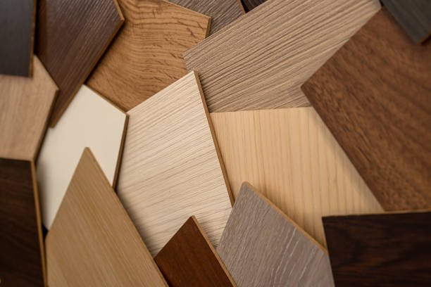 istock vinyl  wooden  samples with different  type of wood texture 1334587927