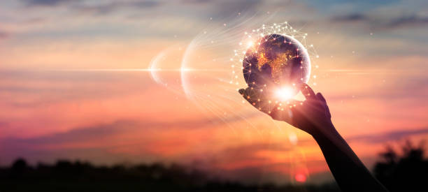 istock Businessman holding global network and data exchanges, Global digital connections with technology, Telecommunication and communication for internet business and social media networking. 1334593928