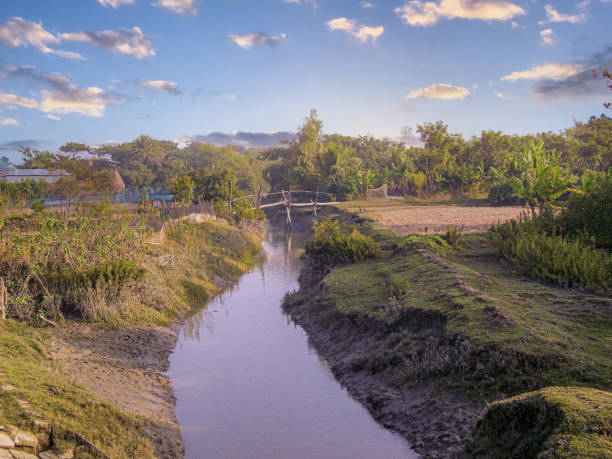 istock A Canal Through Village 1334597166