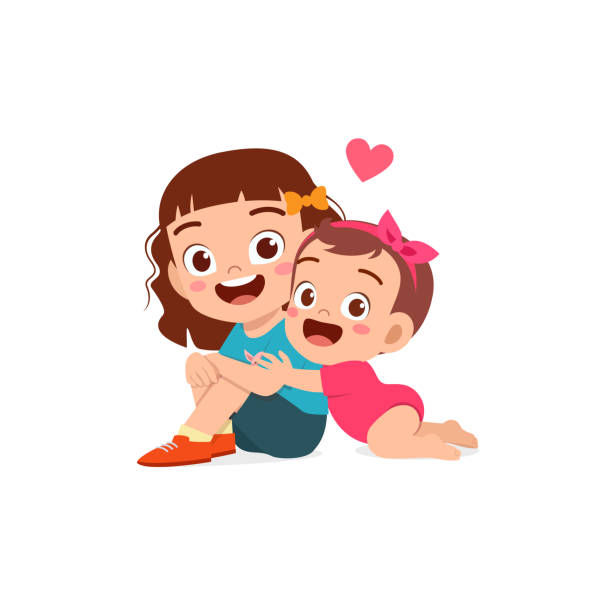5,503 Baby Brother Illustrations & Clip Art - iStock | New baby brother,  Big sister baby brother, Girl with baby brother