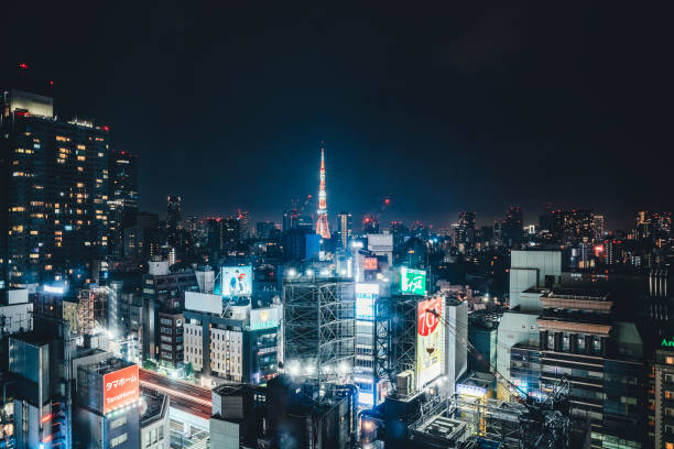 istock The Night skyline of Tokyo 1334598185