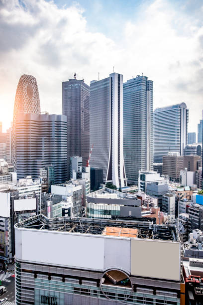 istock Shinjuku skyline in Tokyo 1334599346